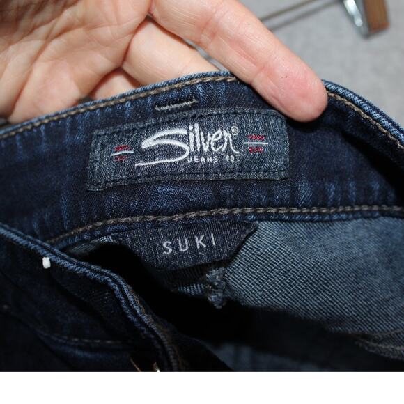 Silver SUKI High Super Skinny Jeans Womens Size W38X37 - Picture 6 of 10
